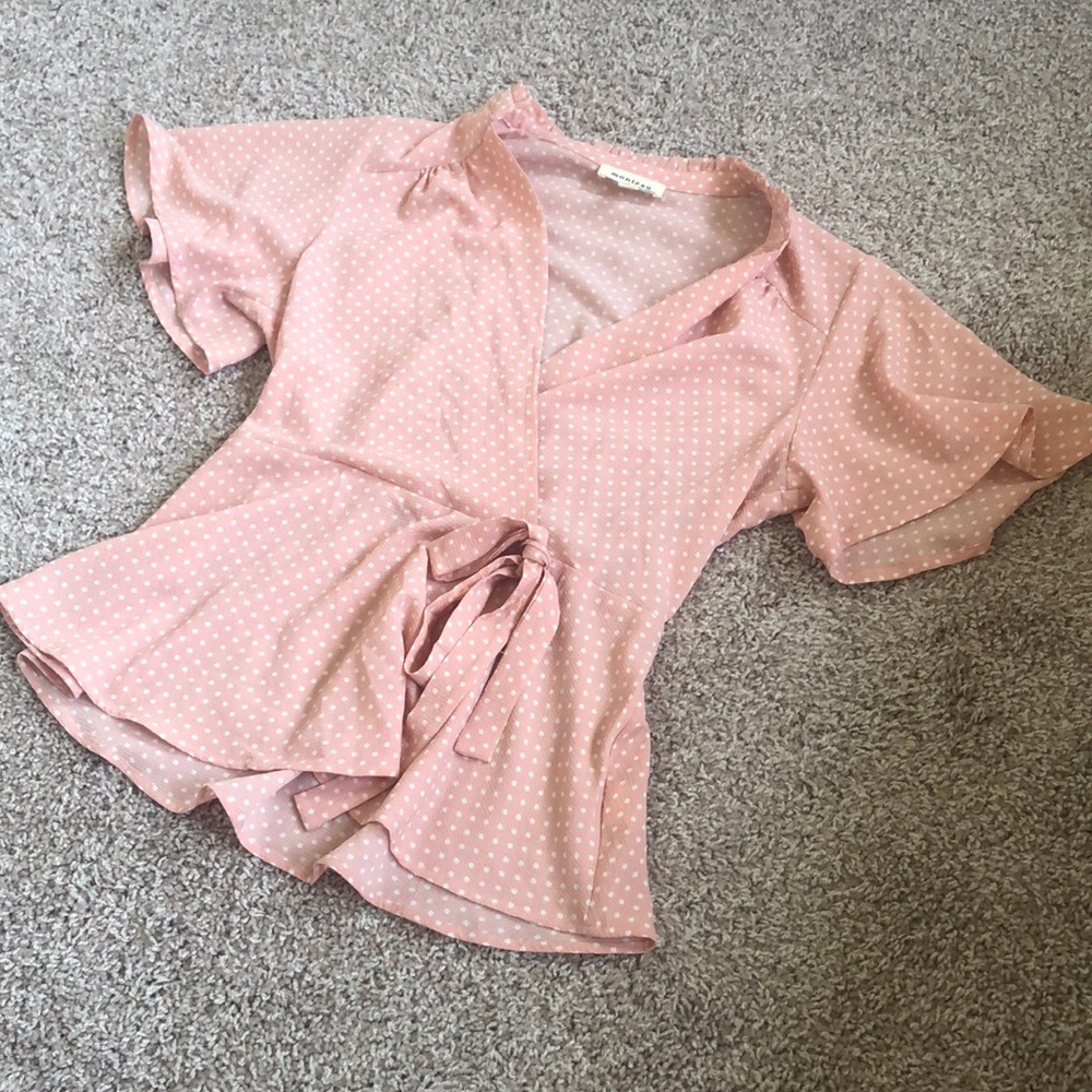 Monteau faux wrap top